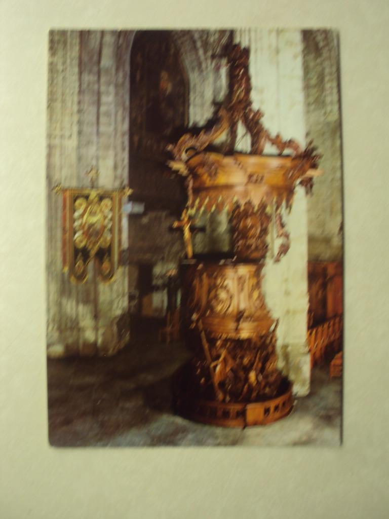 54544 - HALLE - BASILIEK - DE KANSEL - 17e EEUW-ZIE 2 FOTO'S, Envoi