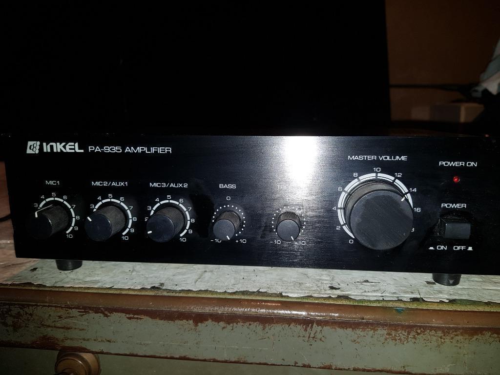 INKEL PA-935 VERSTERKER, TV, Hi-fi & Vidéo, Autres marques, Moins de 60 watts, Enlèvement ou Envoi, Utilisé