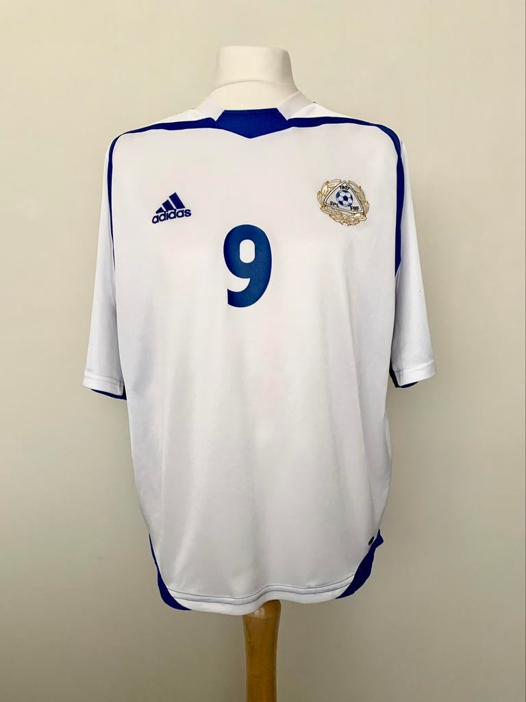 Finland 2004-2005 home Forssell Adidas football shirt, Maat L, Ophalen of Verzenden, Zo goed als nieuw, Shirt