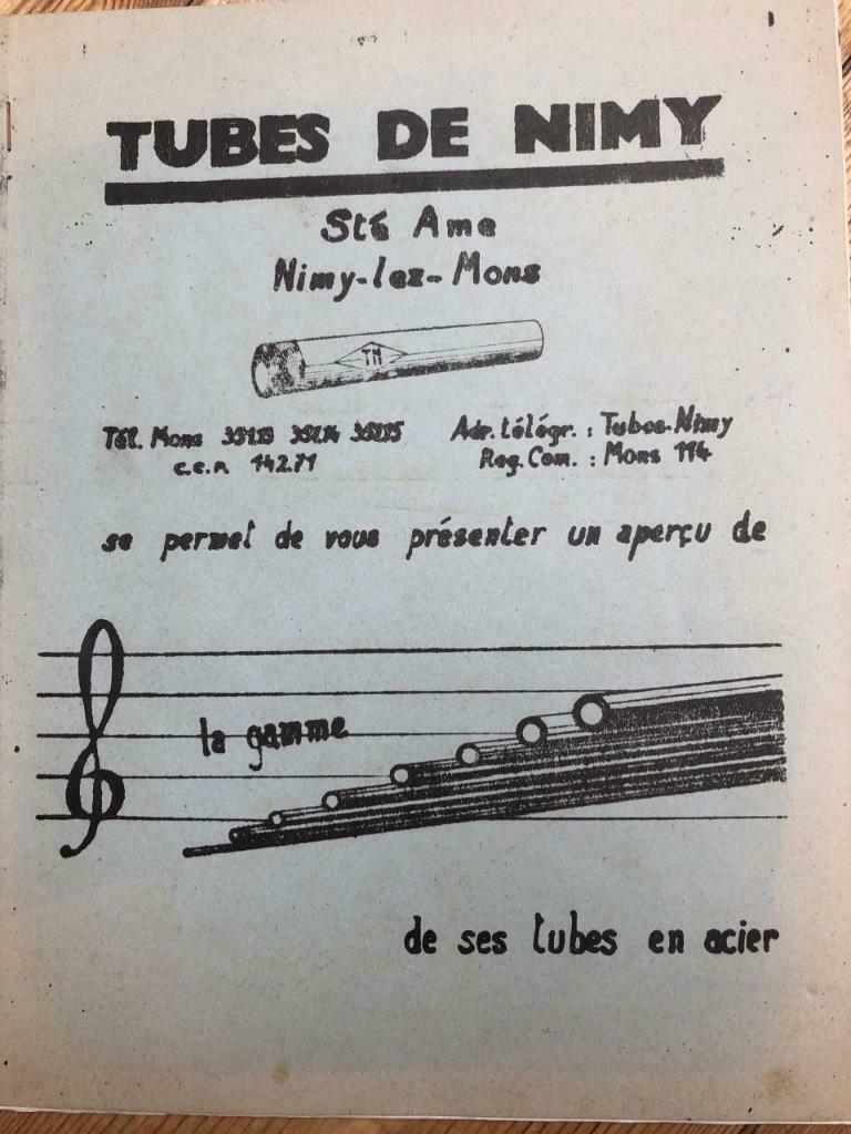 Nimy-Lez-Mons - Tubes De Nimy, Antiquités & Art, Enlèvement ou Envoi, Sté Ame Nimy-lez-Mons