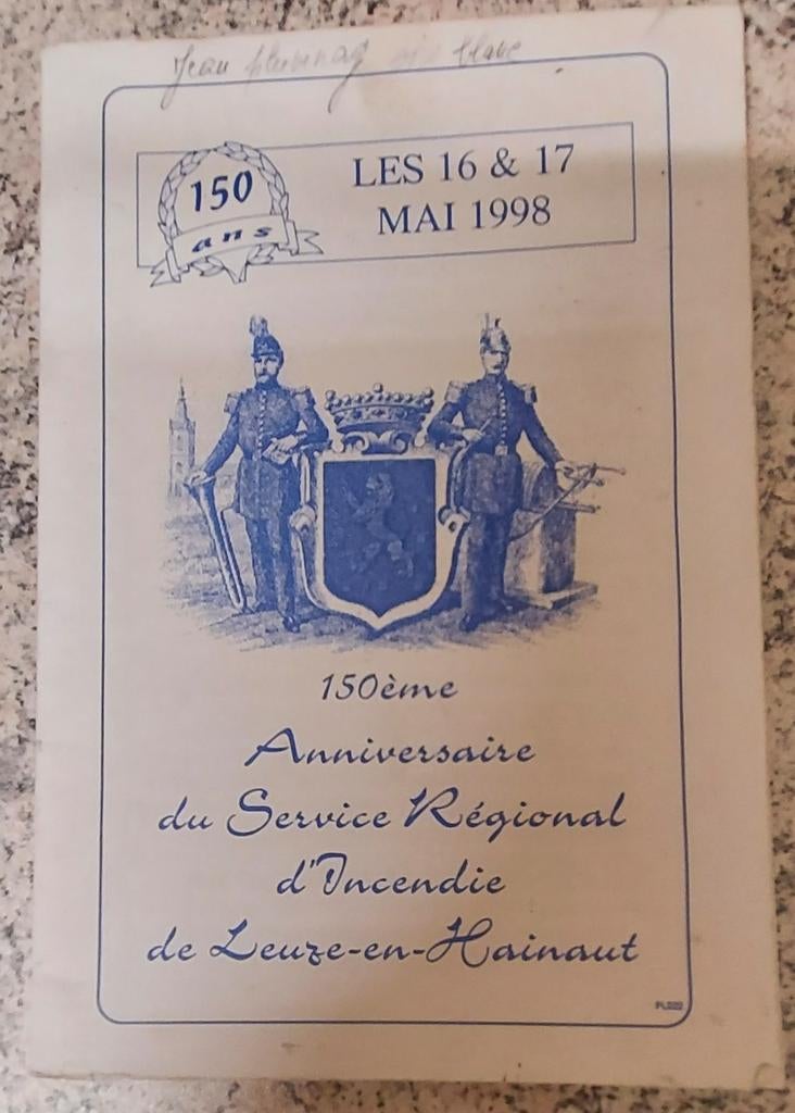 Livre,150ieme anniversaire incendie de leuze en hainaut, Ophalen of Verzenden