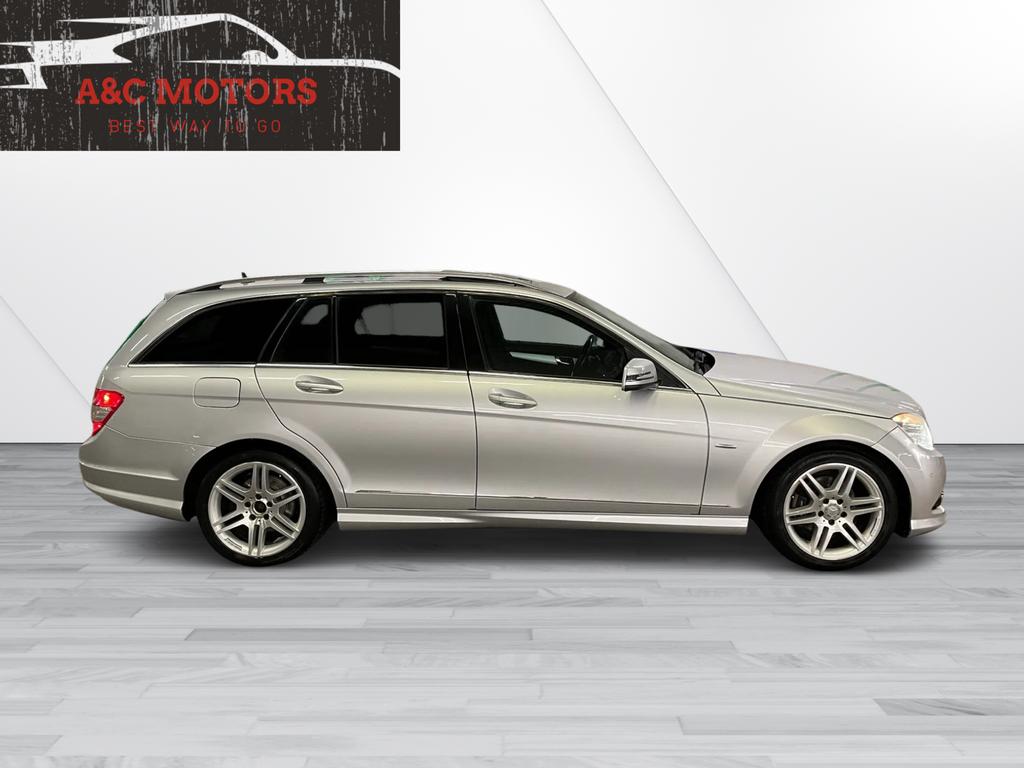 Mercedes-Benz C200 kompressor AMG PakketAut/xenon, Auto's, Mercedes-Benz, Automaat, Euro 5, Zwart, 4 cilinders