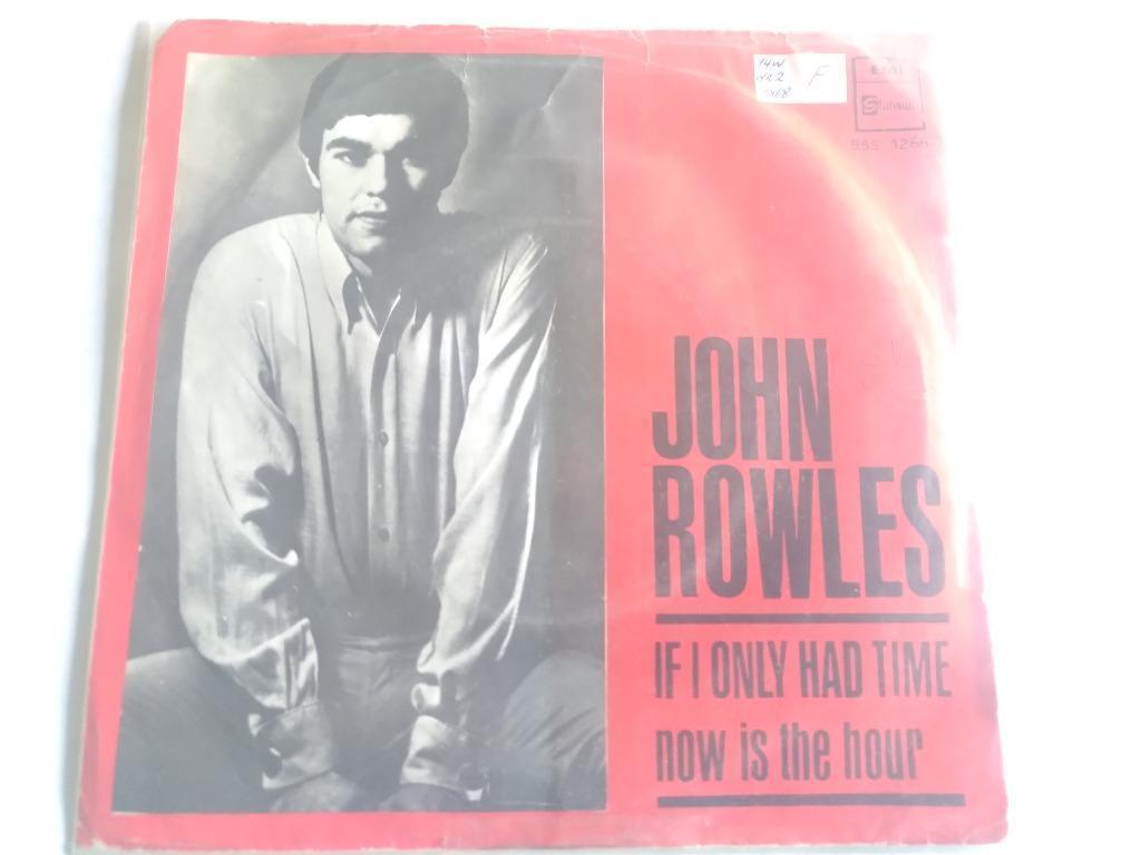 SINGLE JOHN ROWLES- IF ONLY I HAD TIME---, Cd's en Dvd's, Ophalen of Verzenden, Gebruikt