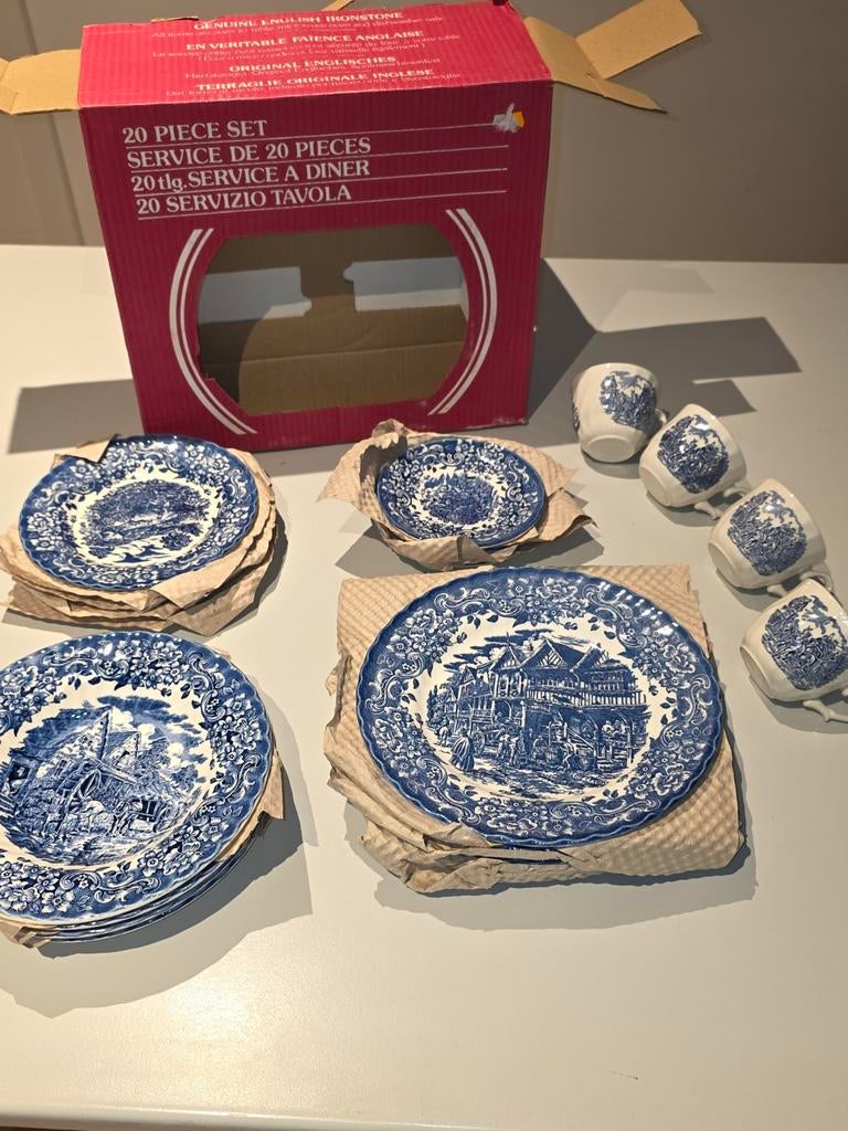 20 delig engels servies nooit gebruikt, Antiek en Kunst, Antiek | Servies compleet, Ophalen