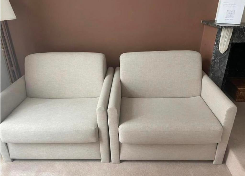 Zetel beige, Huis en Inrichting, Zetels | Zetels, Ophalen