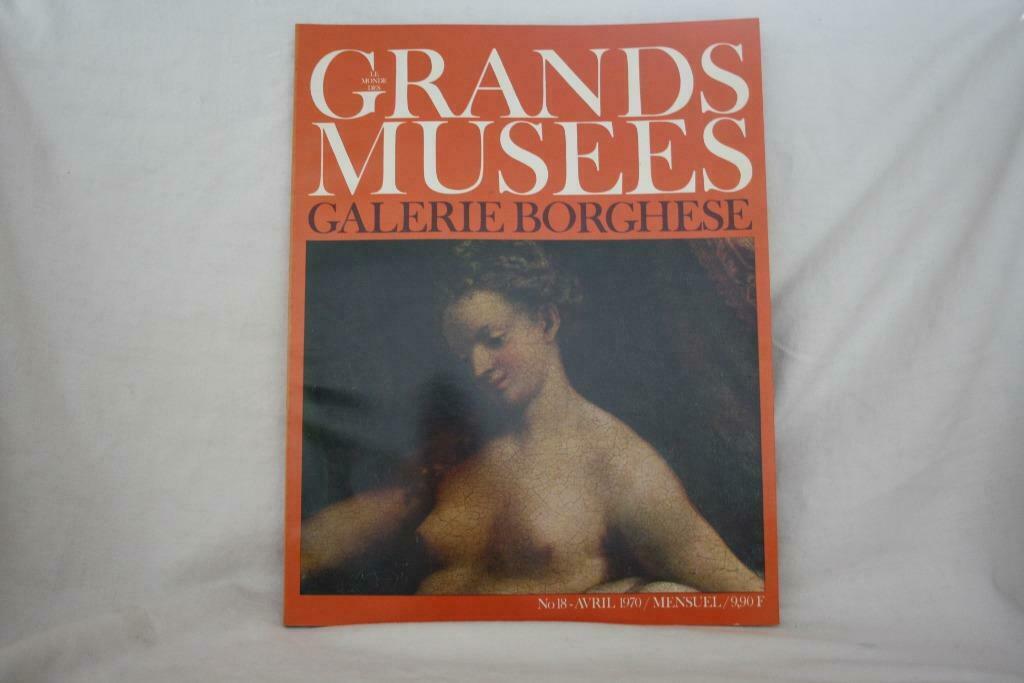 Grands musees  Galerie Borghese n°18 avril 1970, Ophalen of Verzenden, Zo goed als nieuw, Schilder- en Tekenkunst