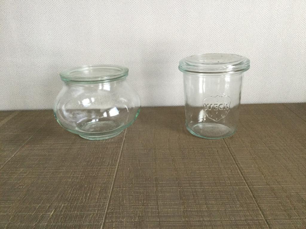2 Weck bokalen, Ophalen of Verzenden, Zo goed als nieuw