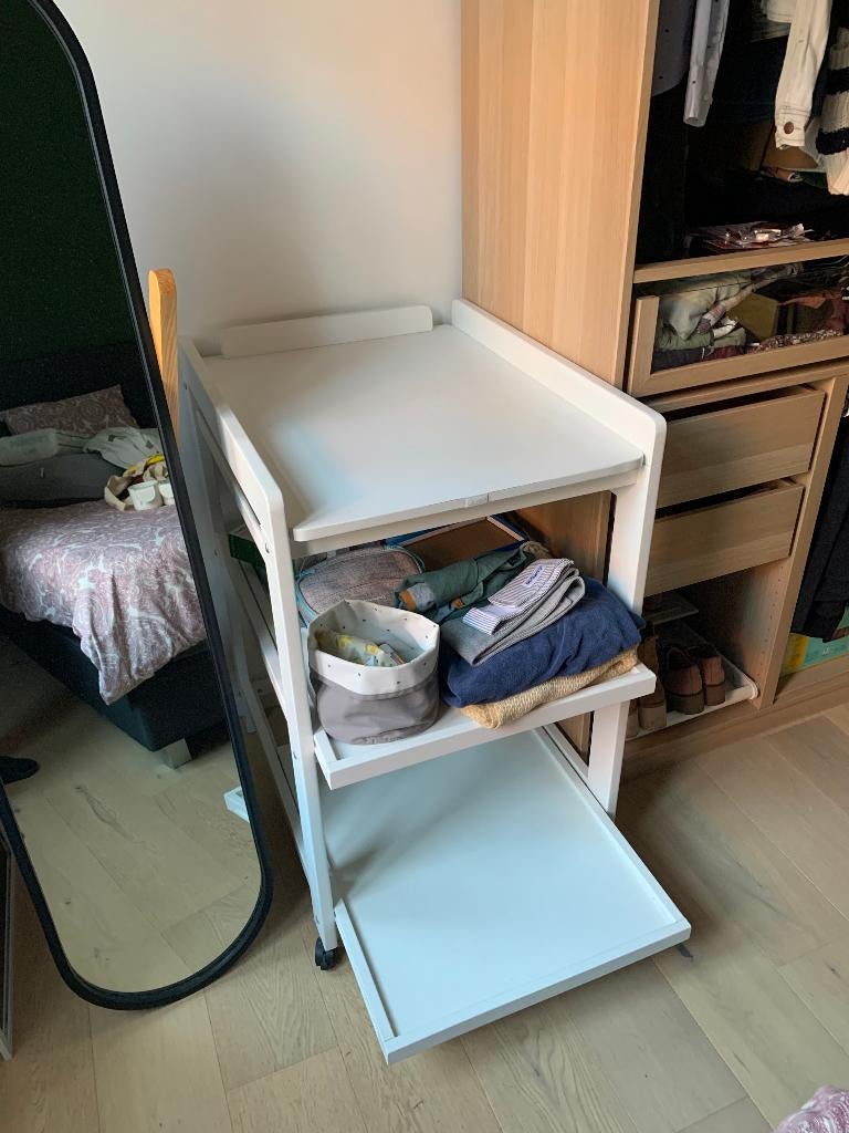 QUAX Luiertafel Comfort "White", Kinderen en Baby's, Ophalen, Gebruikt, Aankleedkussen