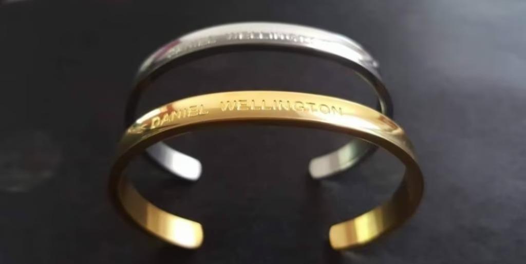 Bracelet Daniel Wellington couleus Doré, Handtassen en Accessoires, Ophalen of Verzenden, Nieuw, Goud, Staal