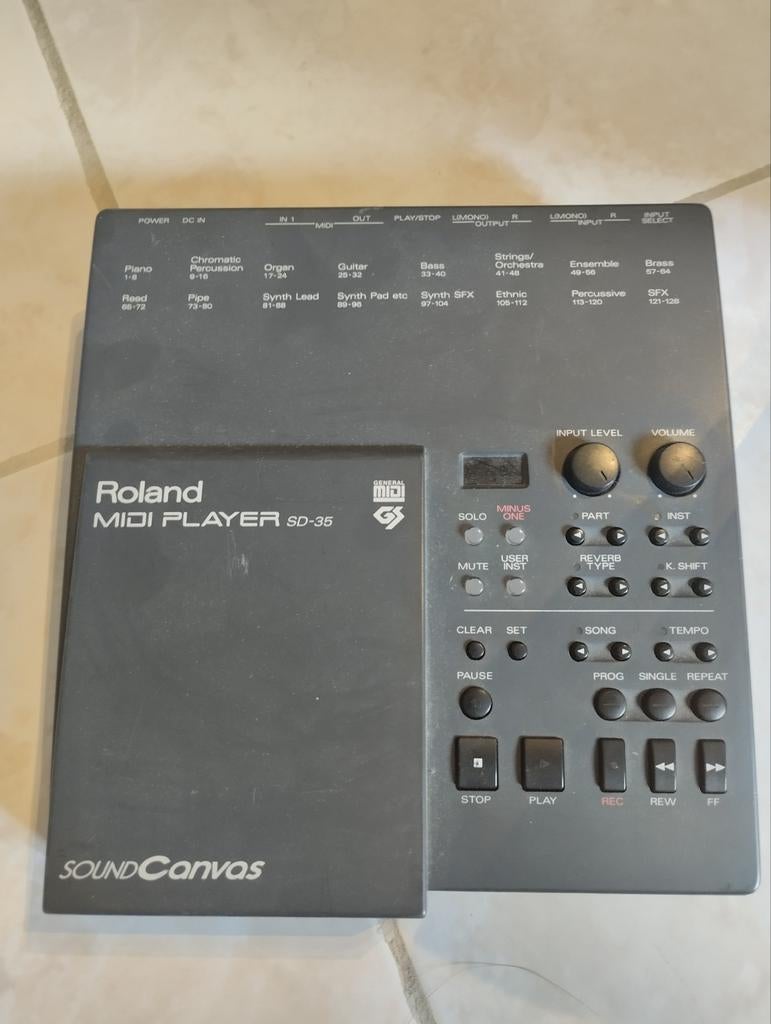 Roland Midi-Player SD-35, Ophalen of Verzenden