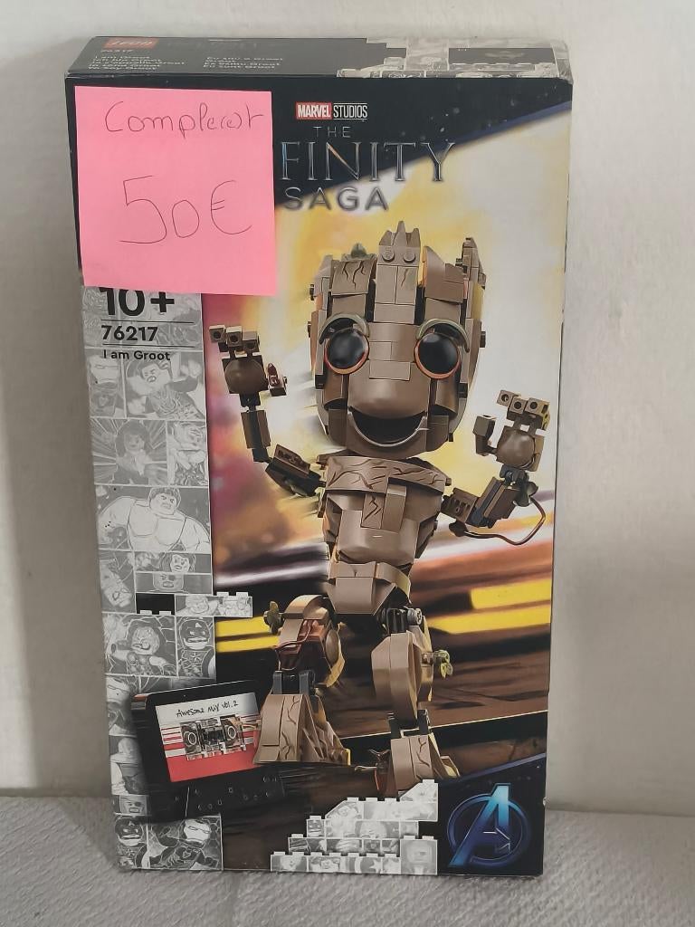 Lego Infinity 76217 Je s'appelle Groot, Enlèvement ou Envoi, Utilisé, Lego