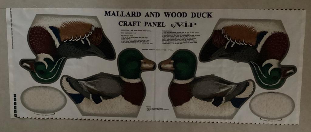 Mallard and Wood Duck - Craft Panel, Hobby en Vrije tijd, Ophalen of Verzenden, Nieuw