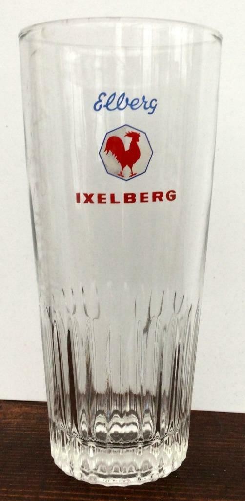 bier brouwerij glas Elberg Ixelberg Brussel Koekelberg, Ophalen of Verzenden, Zo goed als nieuw