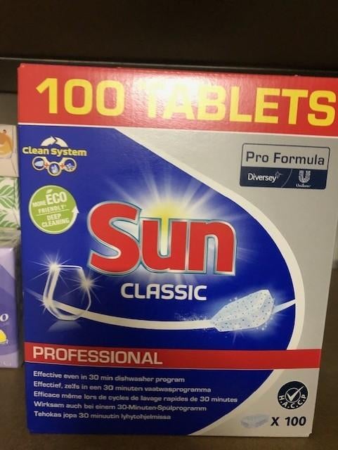 Sun Vaatwastabletten 100 stuks, Ophalen of Verzenden, Schoonmaakmiddel