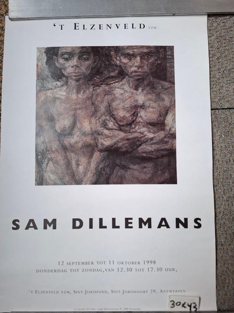poster sam dillemans, Ophalen