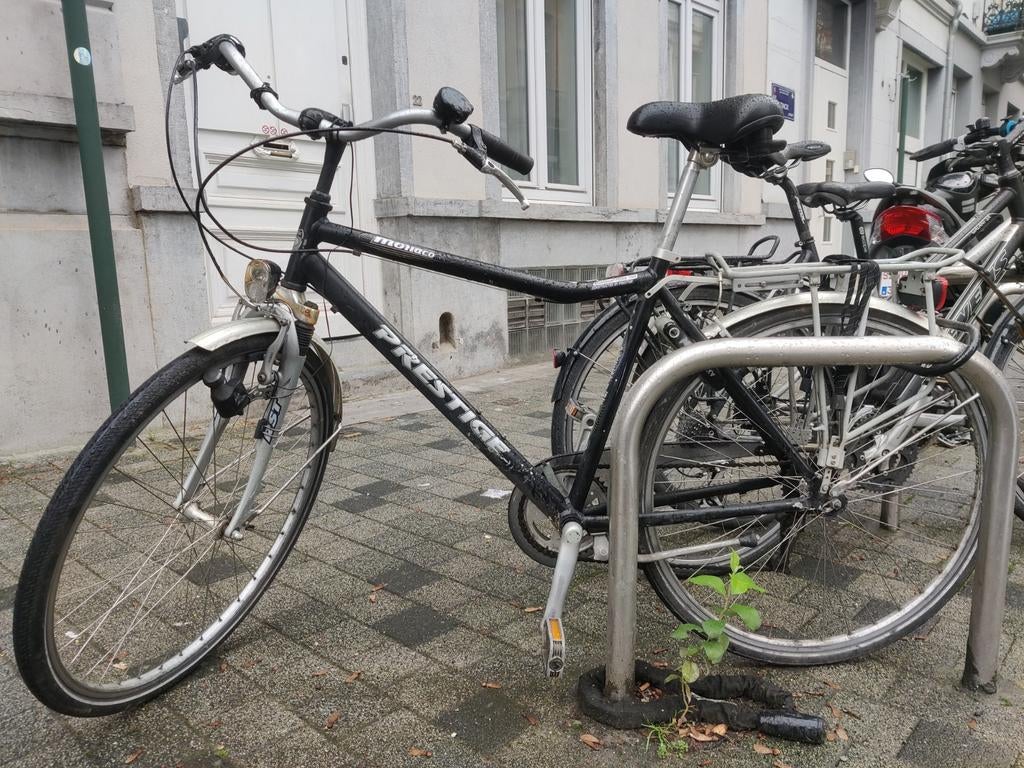 Herenfiets, Fietsen en Brommers, Gebruikt, Versnellingen, 65 cm of meer, Ophalen