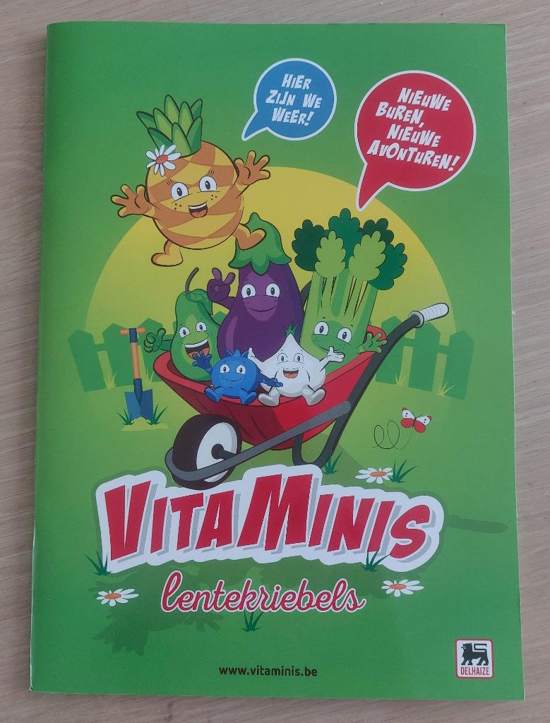 Album Delhaize - Vitamines - Lentekriebels, Verzamelen, Overige supermarkten, Ophalen of Verzenden