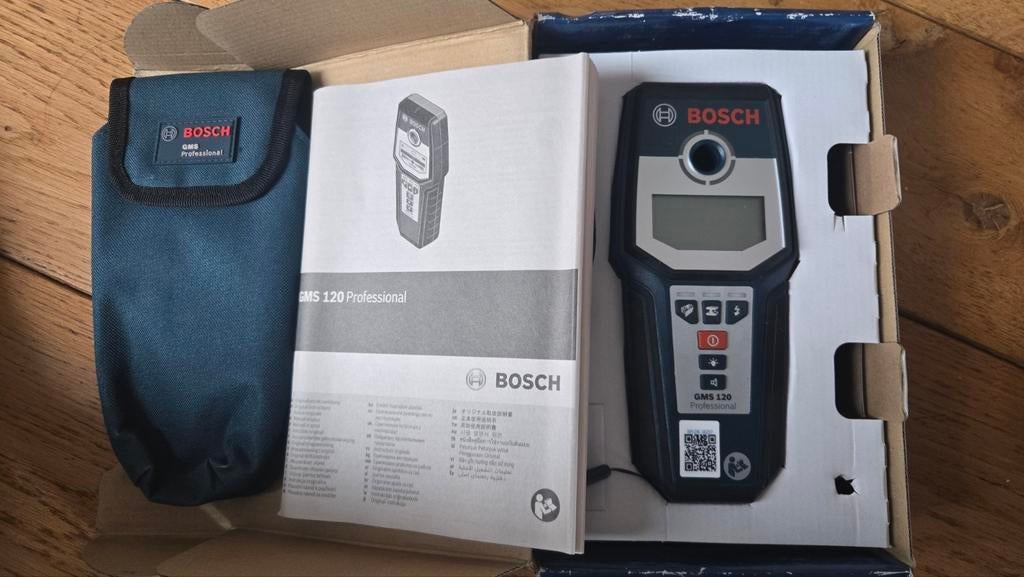 DETECTEUR NUMERIQUE BOSCH GMS120, Bricolage & Construction, Enlèvement, Comme neuf