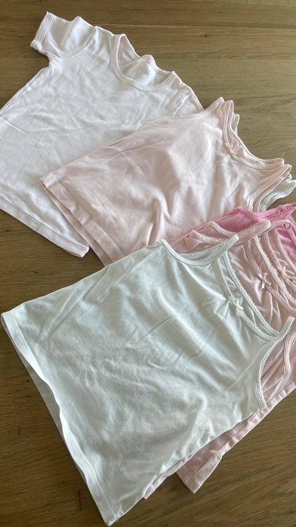 Set onderhemdjes 110-116, Kinderen en Baby's, Kinderkleding | Maat 110, Nacht- of Onderkleding, Gebruikt, Meisje, H&M