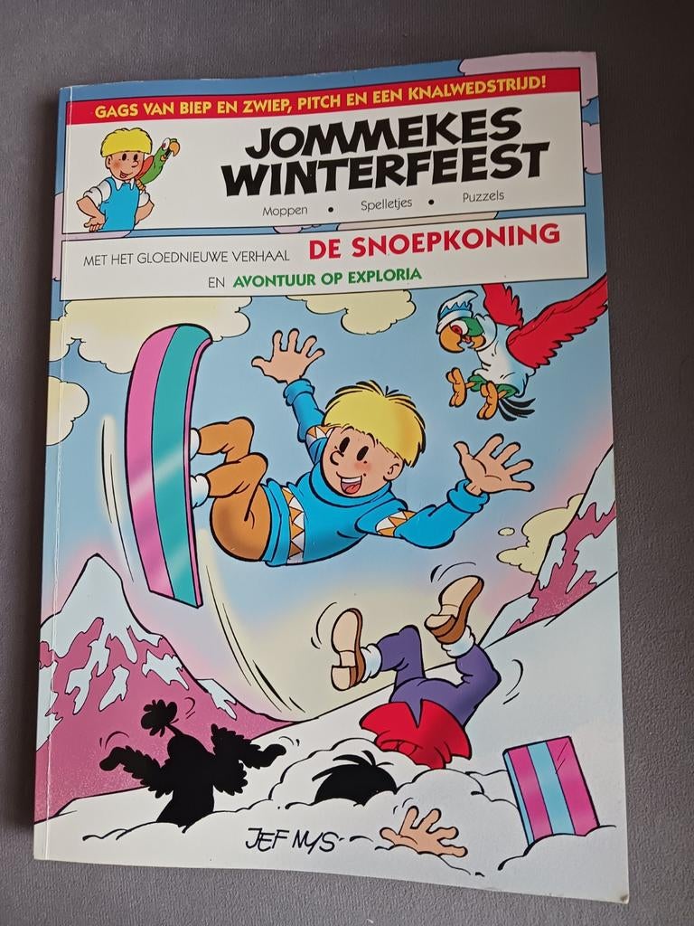 Jommekes winterfeest, Eén stripboek, Ophalen of Verzenden, Gelezen, Jef Nys