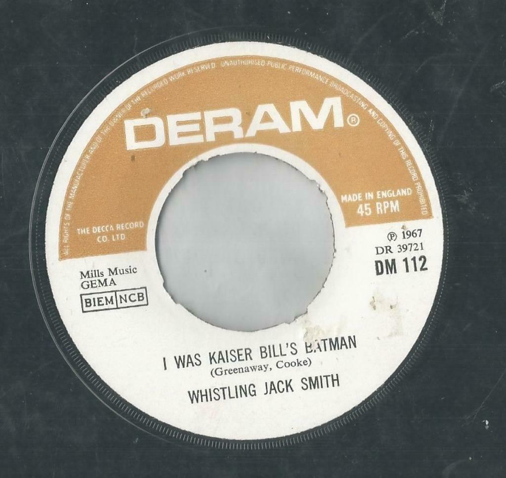 Whistling Jack Smith – I was Kaiser Bill’s Batman – Single, Enlèvement ou Envoi, Single, Utilisé, Pop
