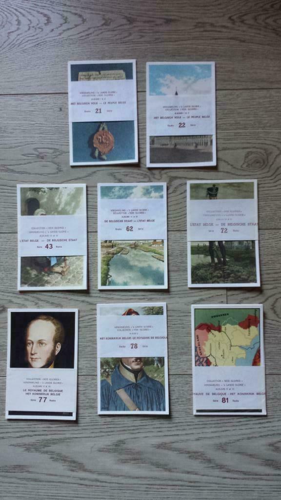 Collection Nos Gloires - Le peuple Belge - L'état Belge - .., Enlèvement ou Envoi, Comme neuf, Cartes en vrac