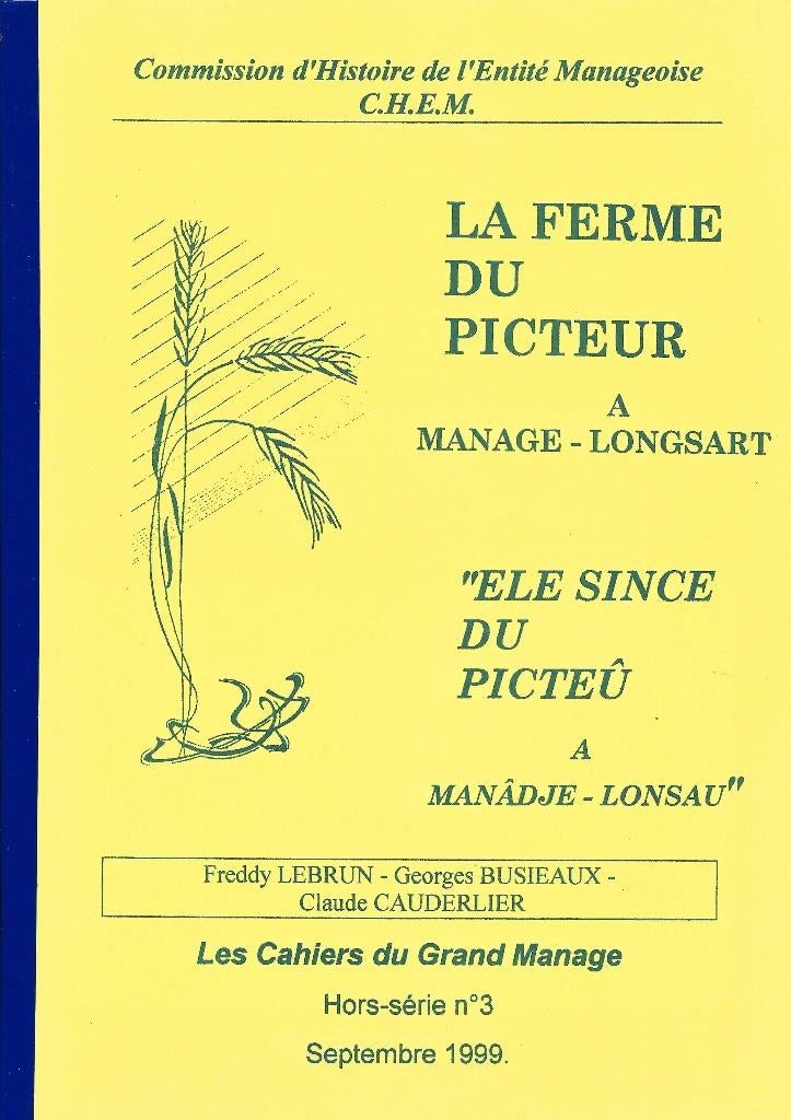 Les Cahiers du Grand manage  Hors série 3 de 1999, Livres, Enlèvement ou Envoi