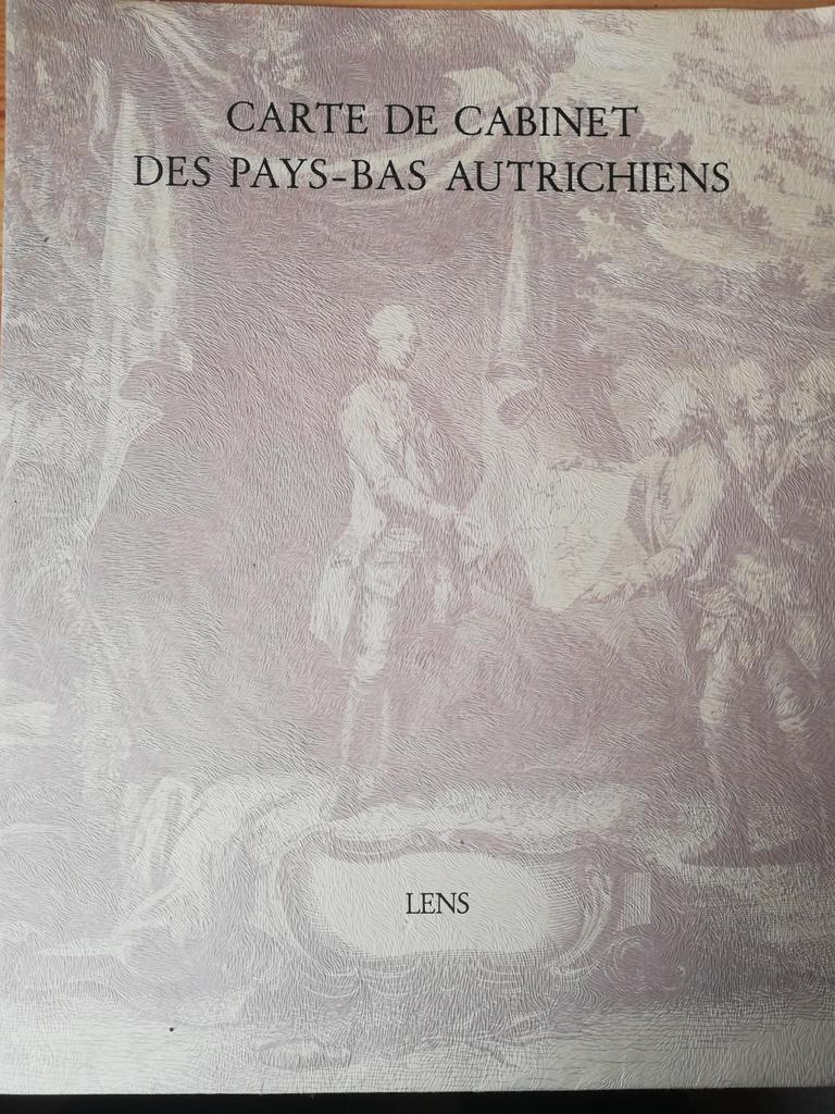 Kabinetskaart van de Oostenrijkse Nederlanden, Lens (Henegou, Boeken, Atlassen en Landkaarten, Ophalen of Verzenden, Nederland