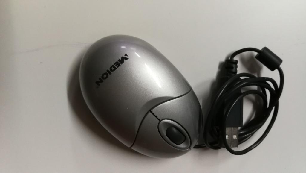 mini pc muis Medion met usb kabel (nr 3), Enlèvement, Comme neuf, Filaire, Souris
