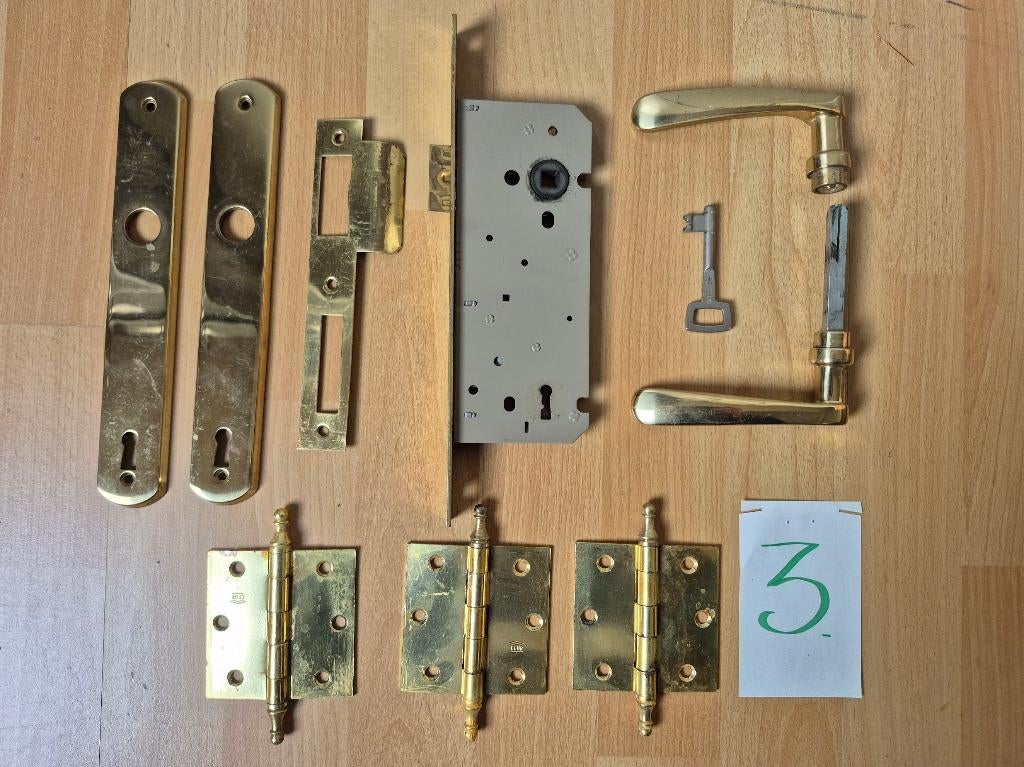 Quincaillerie pour une porte d’intérieur, Enlèvement ou Envoi, Comme neuf