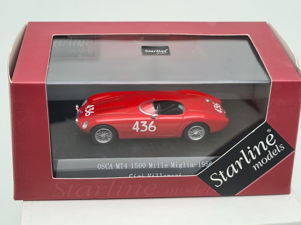 OSCA MT4 - 1500 Mille milles 1956 - Starline 1/43, Envoi, Comme neuf, Voiture, Starline