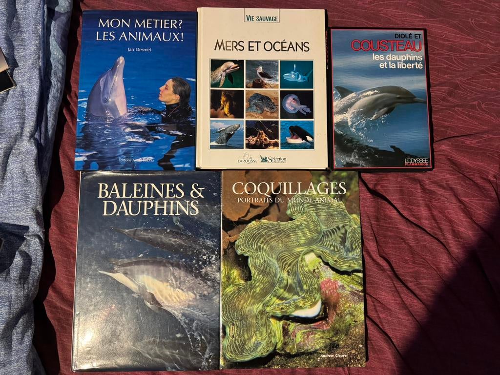 Livres nature sur les dauphins, la mer et Cousteau, Livres, Enlèvement ou Envoi, Comme neuf, Autres espèces