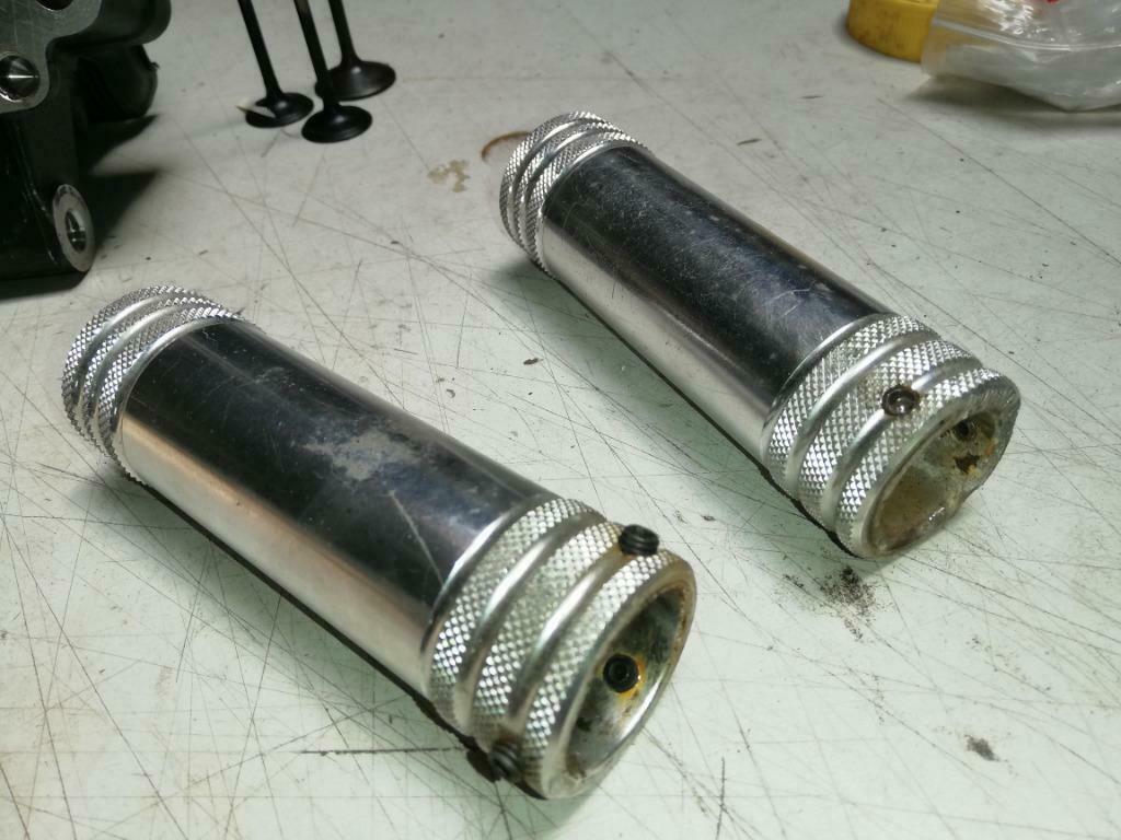 aluminium sierhandvaten voor chopper stuur diameter 25mm, Motoren, Ophalen of Verzenden, Gebruikt