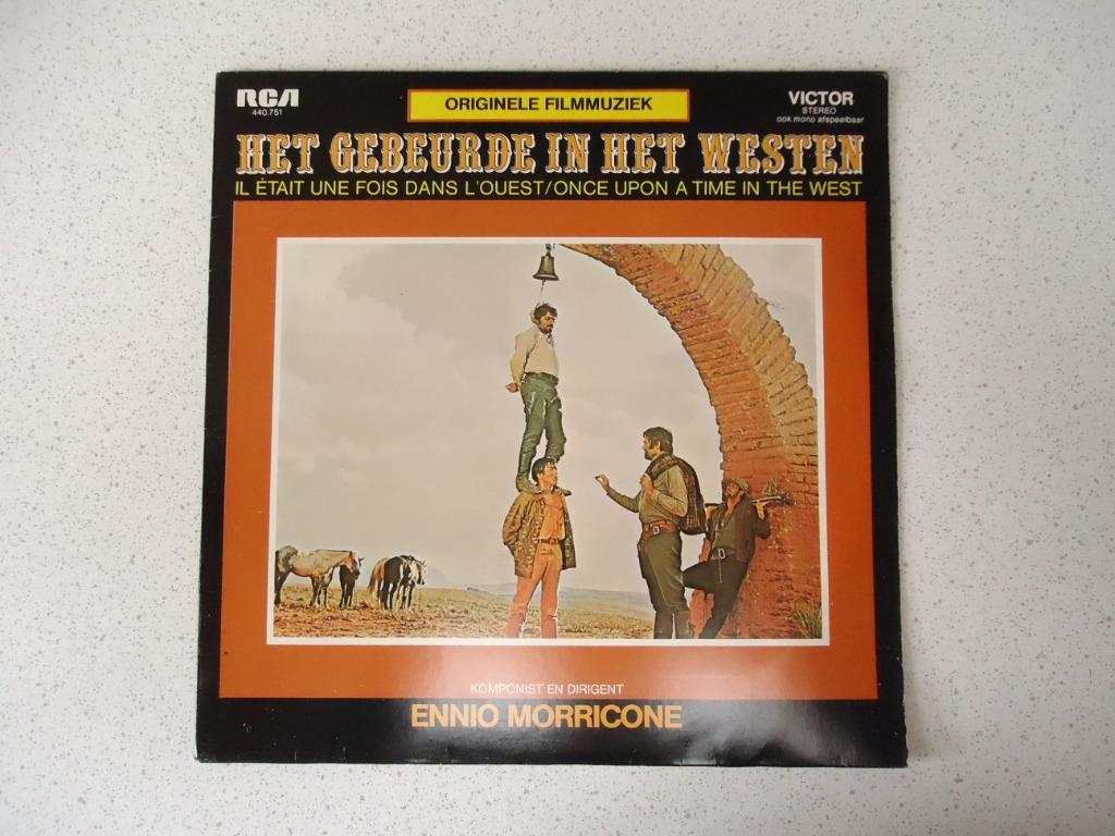 LP "Ennio Morricone" Het Gebeurde in het Westen anno 1973., Cd's en Dvd's, Ophalen of Verzenden, Zo goed als nieuw, 12 inch