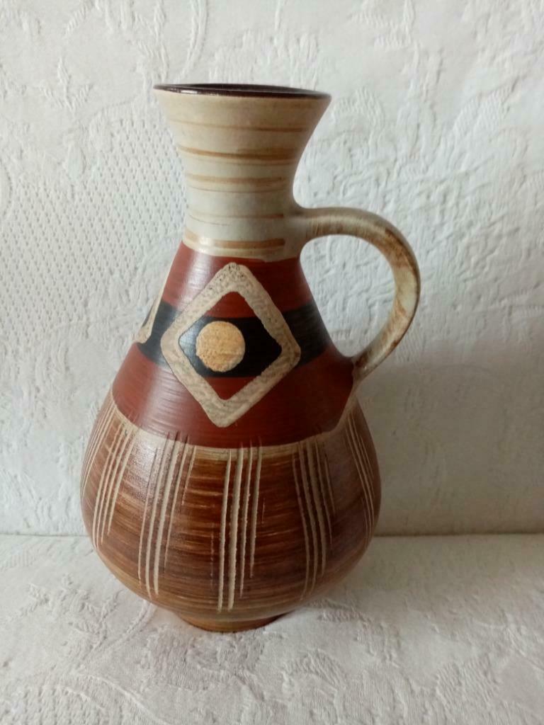 Cruche décoratif en céramique Allemand Dumler/Breiden 60s, Enlèvement ou Envoi