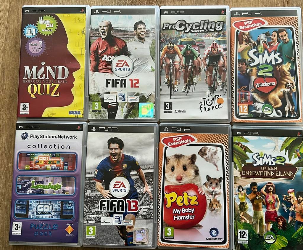 PSP, Ophalen, Gebruikt