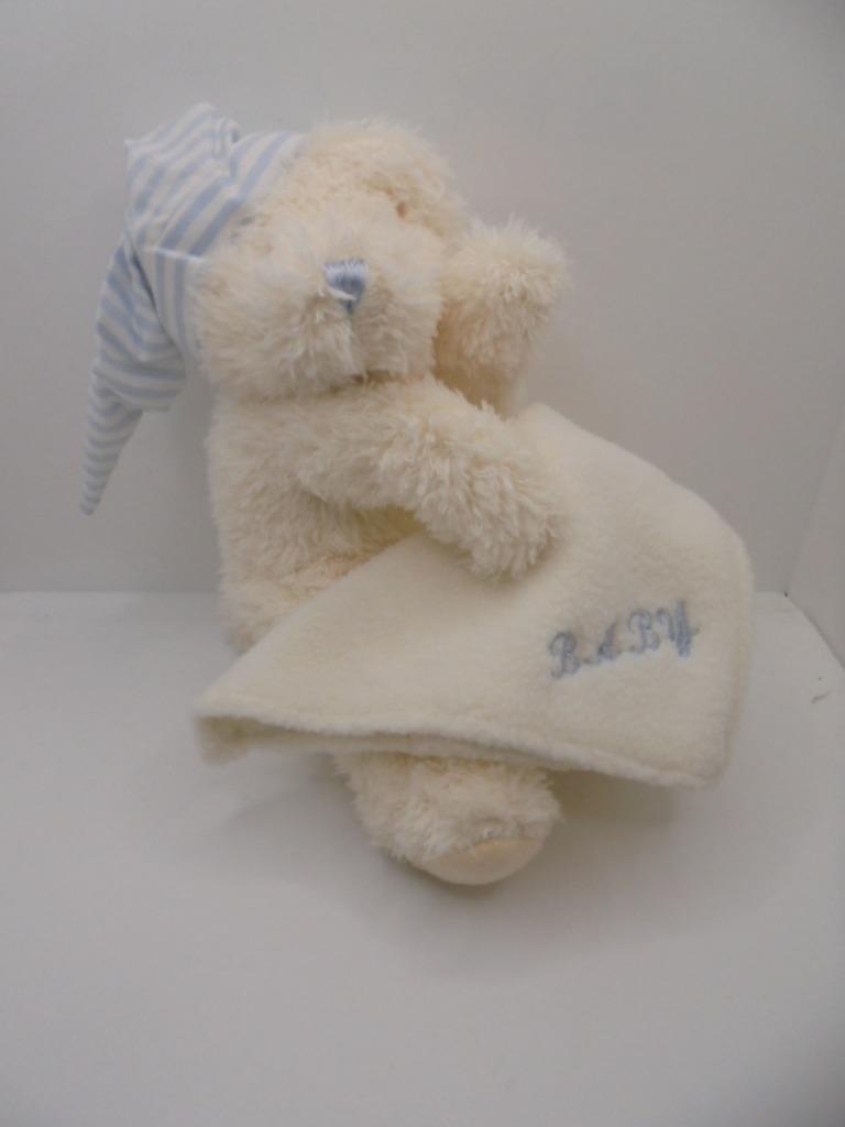 PLUCHE KNUFFEL BEER BABY BLAUW Appletree NIEUW, Ophalen of Verzenden, Nieuw, Kraamcadeau