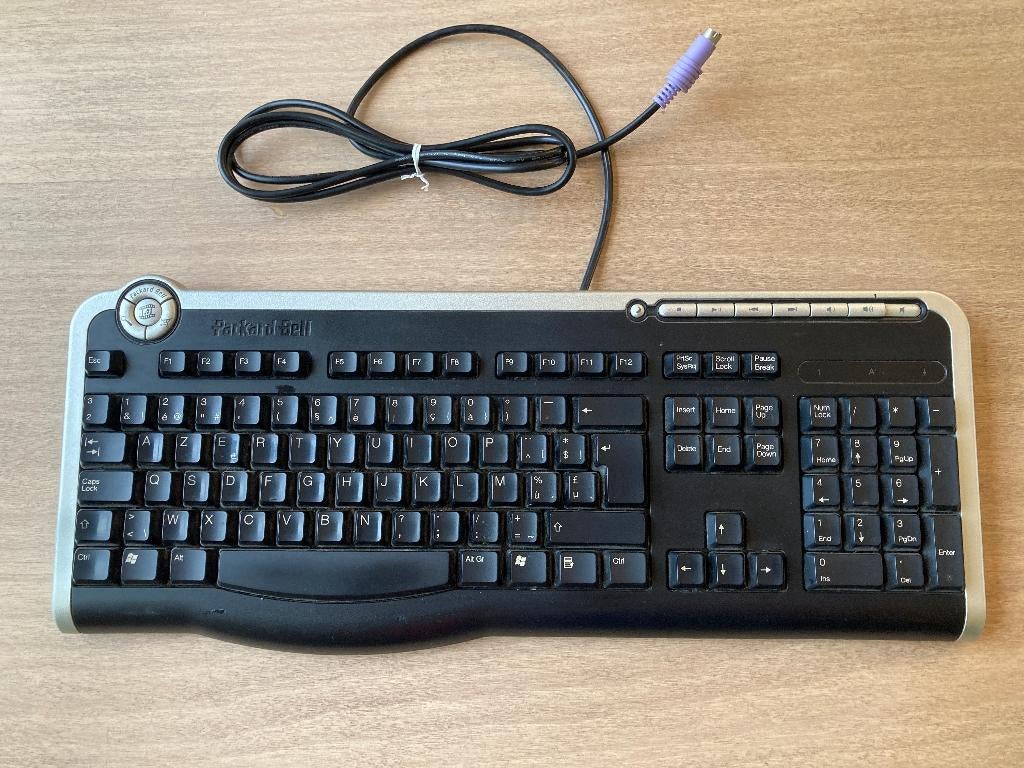 Zwart toetsenbord - Packard Bell, Informatique & Logiciels, Packard Bell, Enlèvement ou Envoi, Azerty, Utilisé