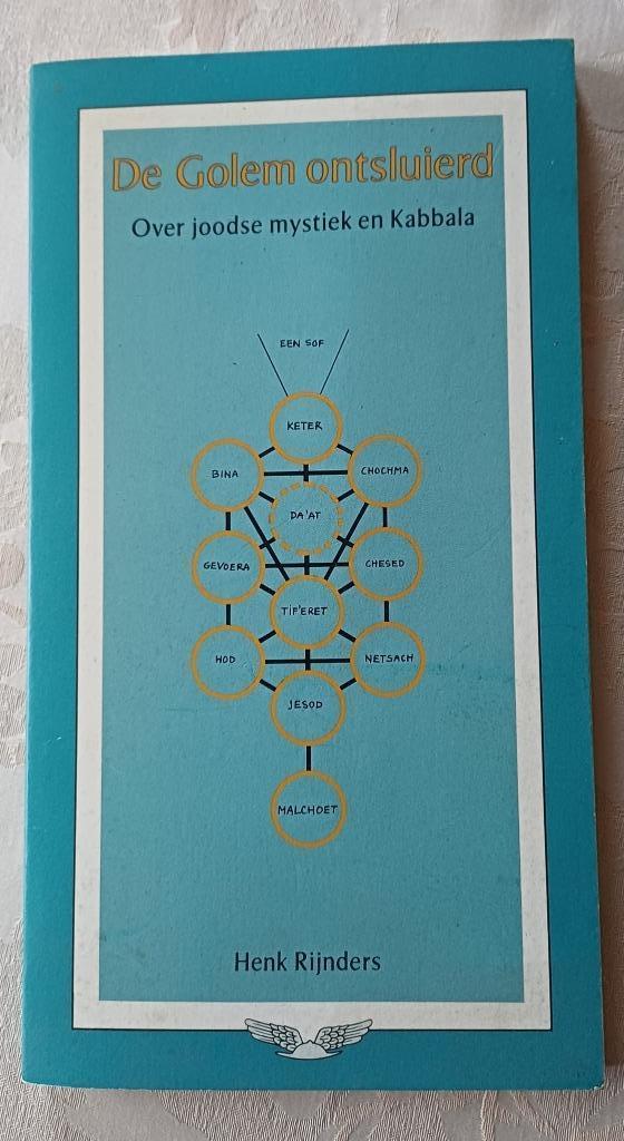 De Golem Ontsluierd (Joodse mystiek en Kabbala), Boeken, Godsdienst en Theologie, Gelezen, Jodendom, Henk Rijnders, Ophalen of Verzenden