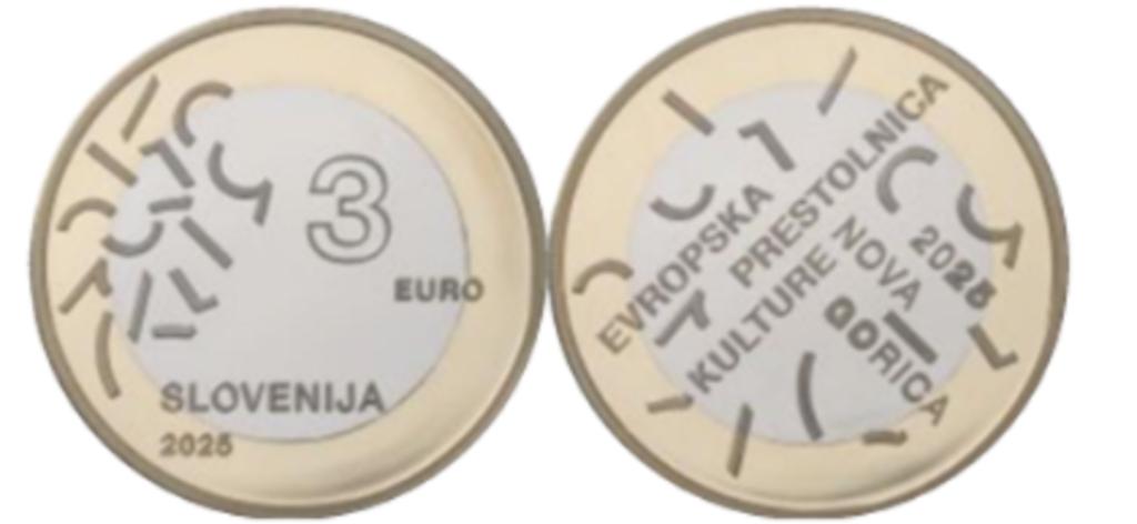 3 euro Slovenië 2025 Nova Gorica, Ophalen of Verzenden, Slovenië