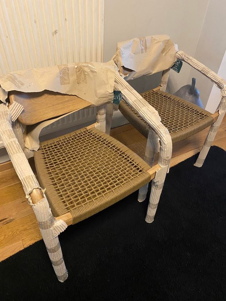 2 chaises de jardin, Enlèvement