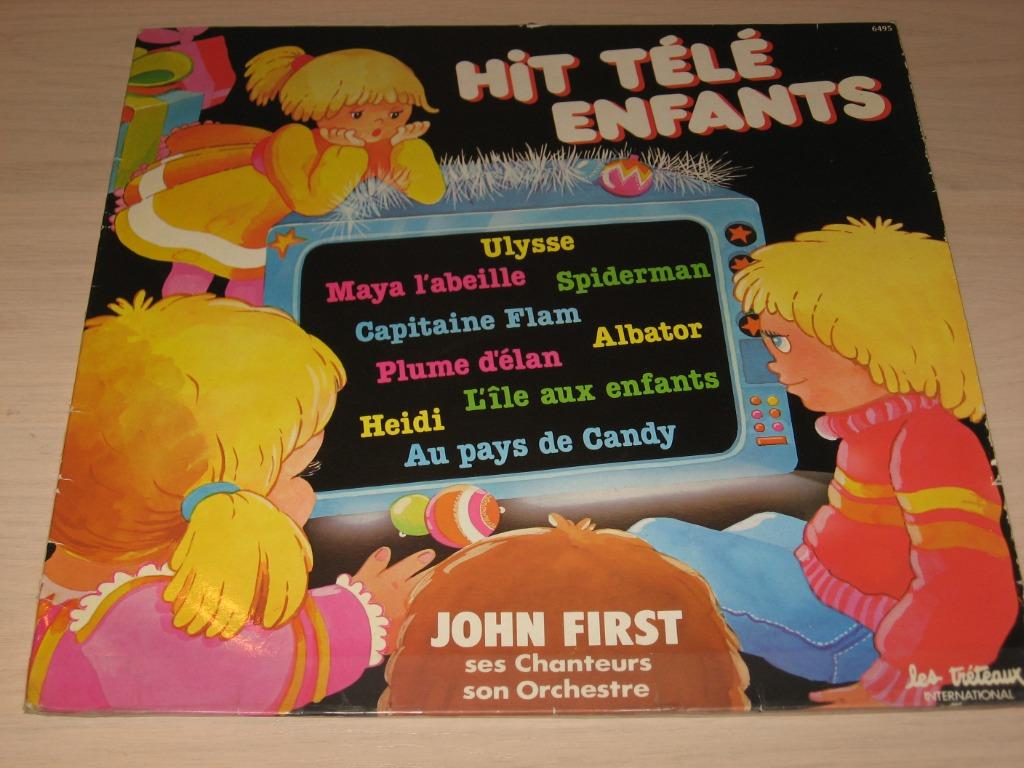 Disque vinyl 33 tours hit télé enfants, Enlèvement ou Envoi, Comme neuf, Musique, 6 à 9 ans