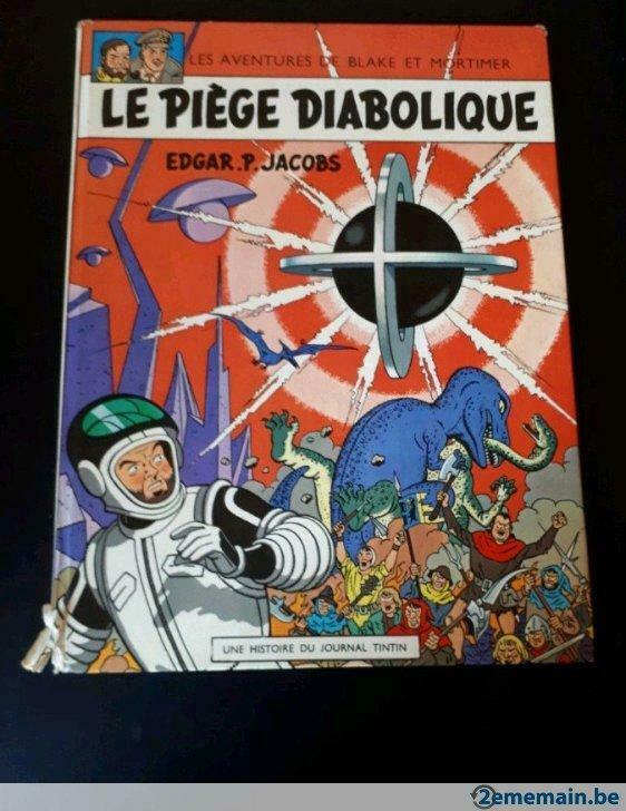 Blake et Mortimer: le piège diabolique Ed 1972, Livres, BD, Utilisé