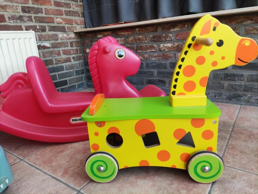 Loopwagen giraf / blokken sorteerder, Enlèvement, Comme neuf