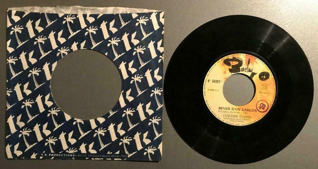 Vinyle de Claudine Coppin -, Ophalen of Verzenden, Gebruikt, Overige genres, Single