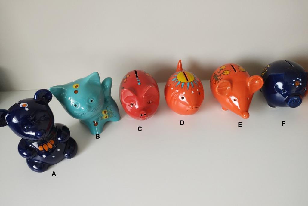 Spaarpot(ten) keramiek SICA - SICART Italy, Ophalen of Verzenden, Nieuw, Steen, Aardewerk of Keramiek, Dier