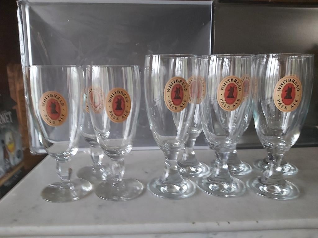 Whith bread pale ale glazen, Ophalen of Verzenden, Zo goed als nieuw