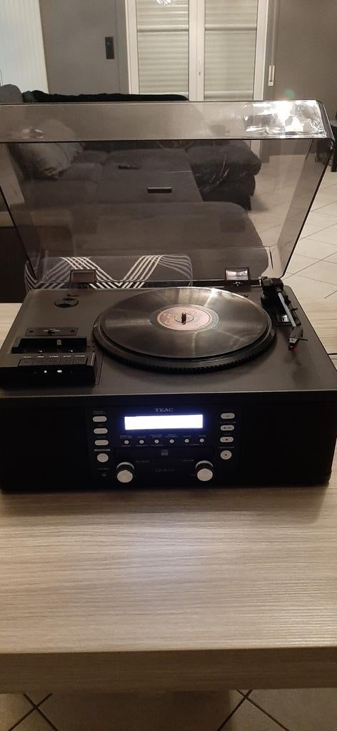 Tourne disque/cassette audio/lecteur CD/ radio TEAC, Ophalen, Zo goed als nieuw, Platenspeler, Overige merken