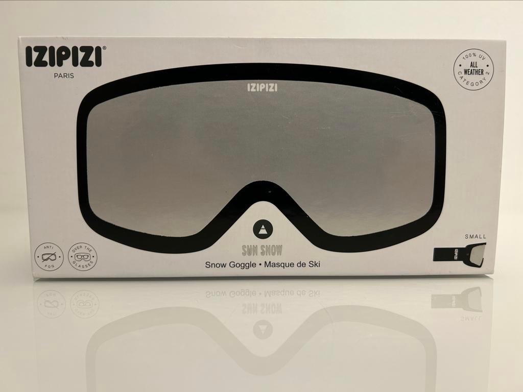 IZIPIZI - Ski/snowboard goggles zwart - unisex, Ophalen, Zo goed als nieuw, Ski, Overige merken