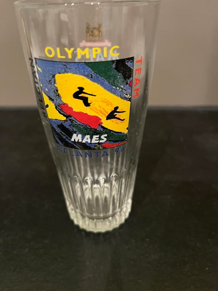 1 glas Maes - Belgian olympic team - Atlanta 96, Enlèvement, Comme neuf